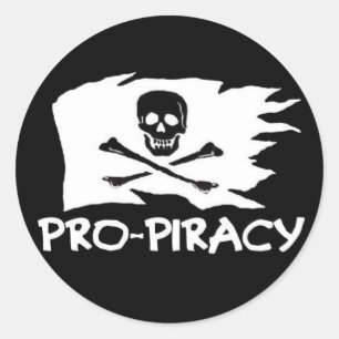 Autocollant "Pro Pirate"
