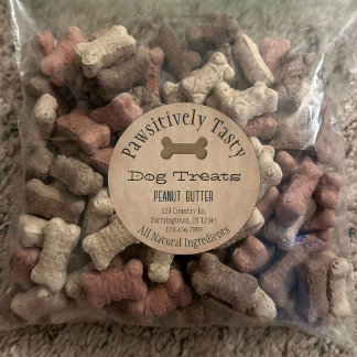 Autocollant produit Biscuit chien