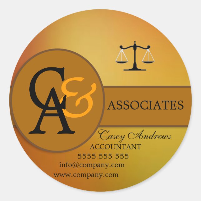 Autocollant professionnel (Devant)