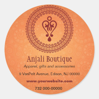 Autocollant promotionnel estampillé