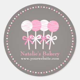 Autocollant promotionnel pour boulangerie de Cake 