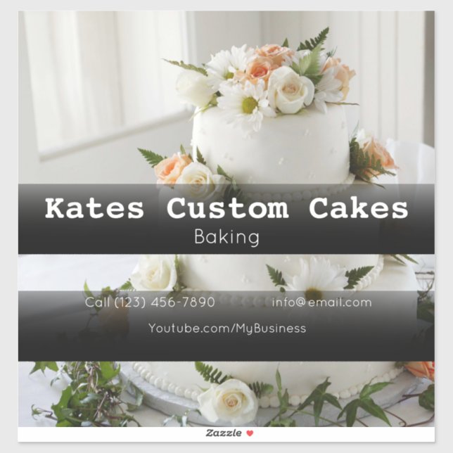 Autocollant publicitaire sur mesure pour véhicules (Feuille)