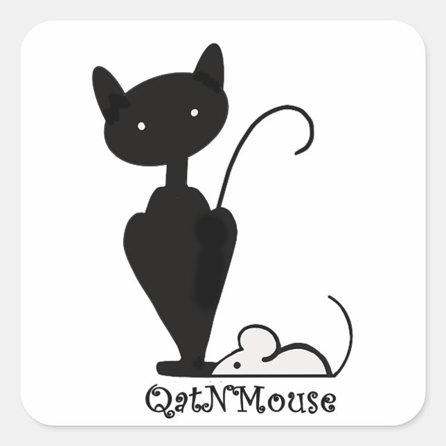 Autocollant QatNMouse (Devant)