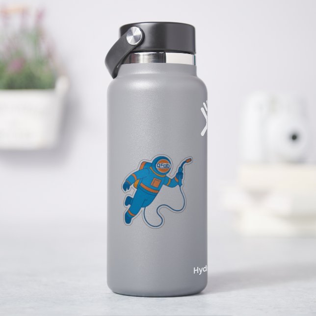 Autocollant Qfab Astrowelder du Golfe (HydroFlask)