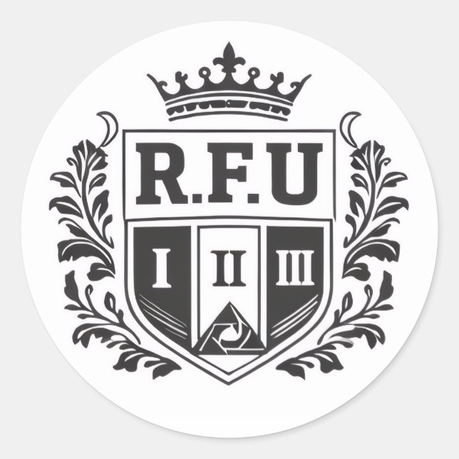 Autocollant R.F.U Crown Crest (Devant)