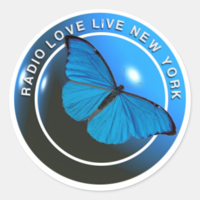 Autocollant Radio Love Live (Devant)