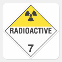 Autocollant radioactif 7