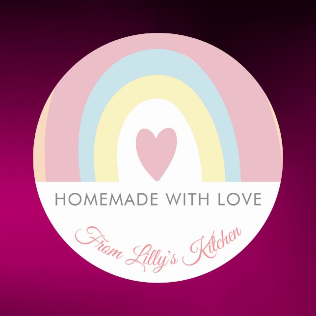 Autocollant Rainbow Backing personnalisé pour peti (Créateur téléchargé)