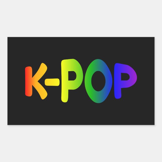 Autocollant Rainbow K-Pop (Devant)