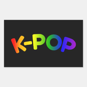 Autocollant Rainbow K-Pop