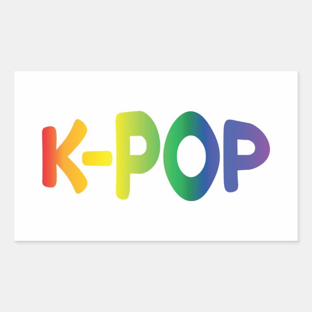 Autocollant Rainbow K-Pop Ver 2 (Devant)