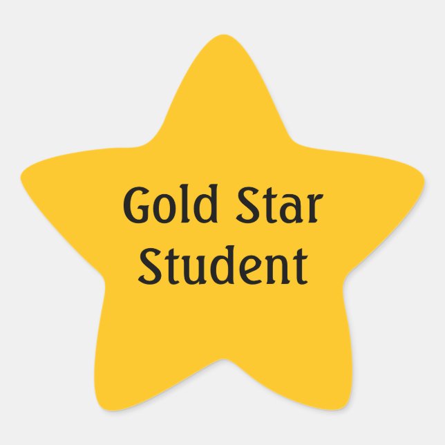 Autocollant Récompense Étudiant Étoile d'Or | Ense (Devant)