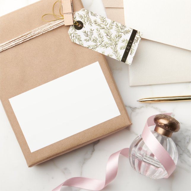 Autocollant rectangulaire (Cadeaux)