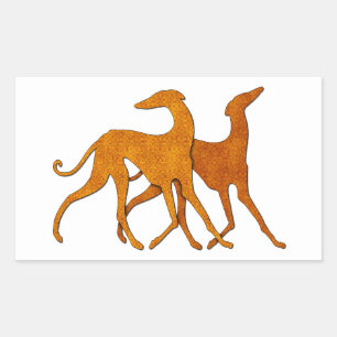 Autocollant rectangulaire