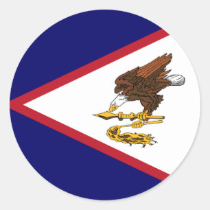 Autocollant rectangulaire du drapeau patriotique d