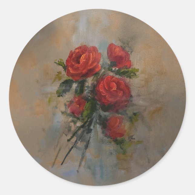 Autocollant Red Rose (Devant)