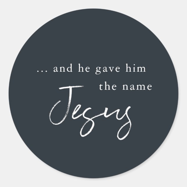 Autocollant religieux de Noël (Devant)