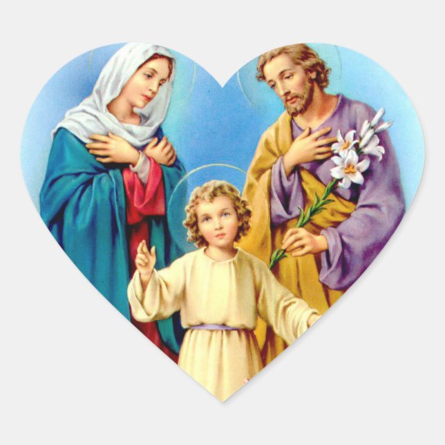 autocollant religieux vintage (Devant)