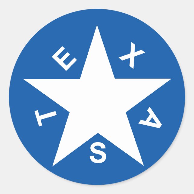 Autocollant République du Texas (Devant)