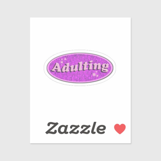 Autocollant Rétro Adulte Effronté Nostalgie Fun Fo (Feuille)