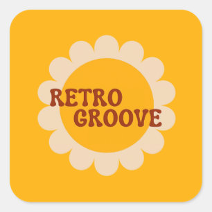 Autocollant Retro Groove