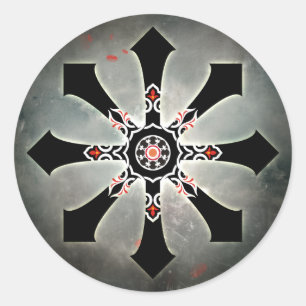 Autocollant revisité par chaos