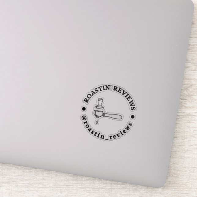 Autocollant Roastin Reviews (Détail)