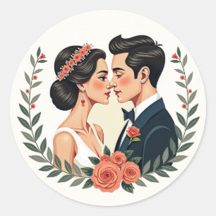 Autocollant Romance Vintage