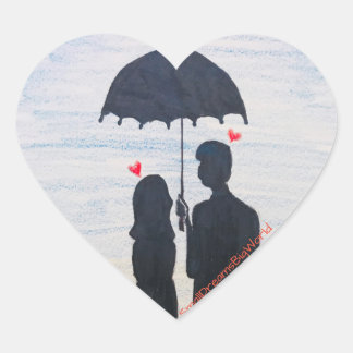 Autocollant romantique
