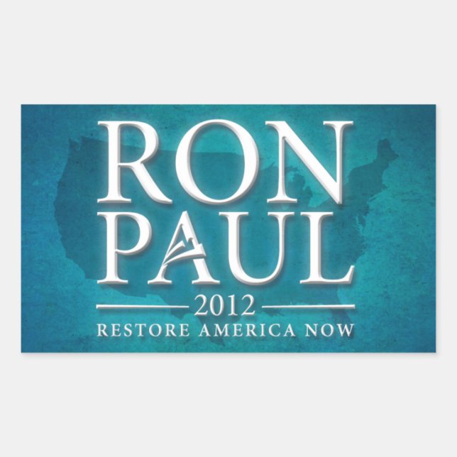 Autocollant Ron Paul 2012 (Devant)