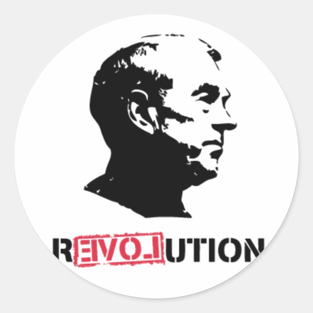 Autocollant Ron Paul Revolution (Devant)