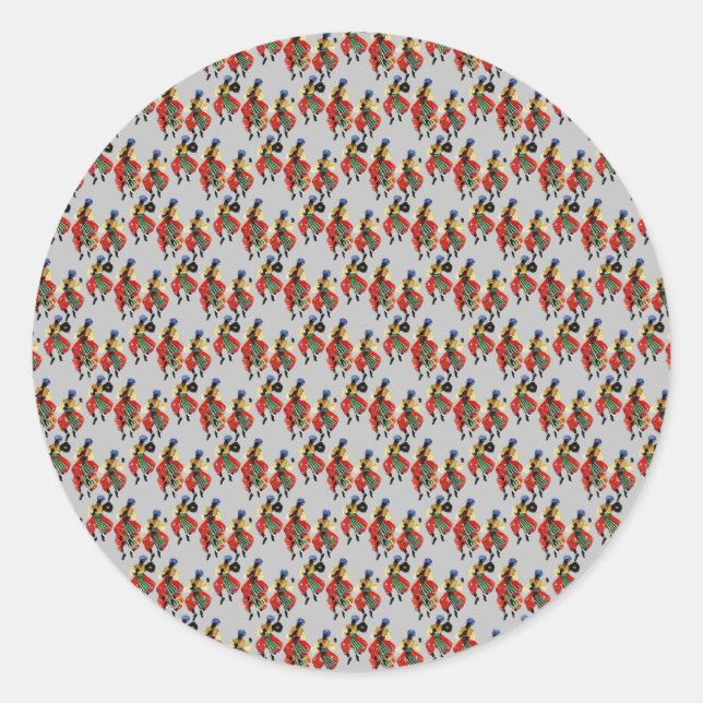 Autocollant rond  (Devant)