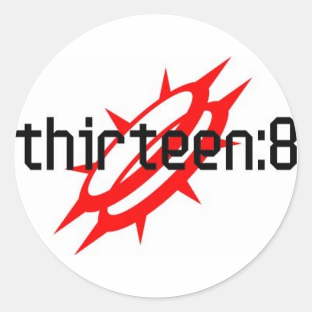 Autocollant rond (Devant)