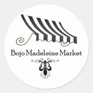 Autocollant rond Bojo Madeleine Market 3" 2025