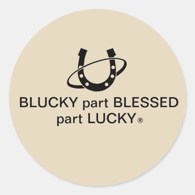 Autocollant rond, brillant, grand 3 pouces (6 par  (Devant)