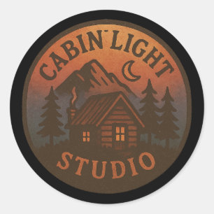 Autocollant rond CabinLight Studio