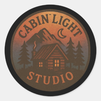 Autocollant rond CabinLight Studio