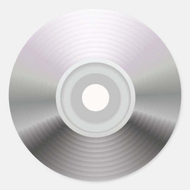 Autocollant rond CD audio (Devant)