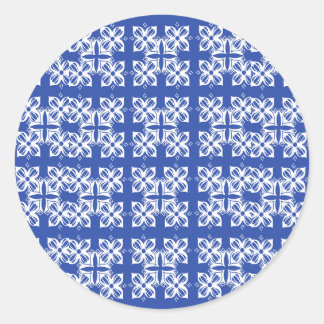 Autocollant rond classique
