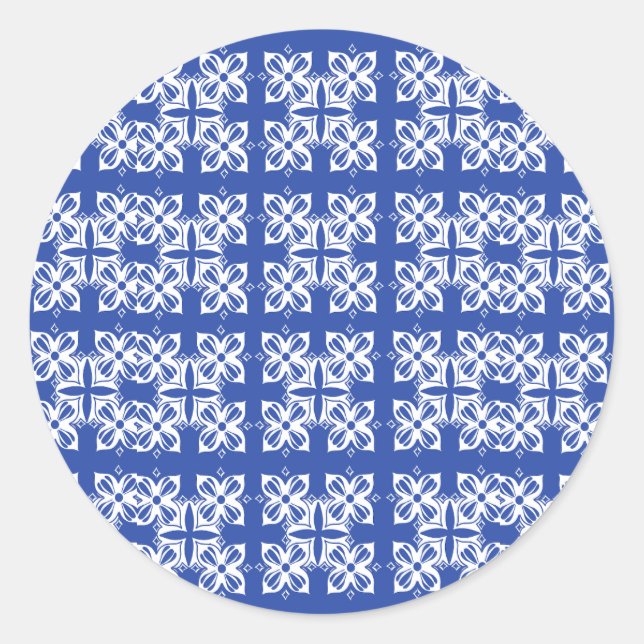 Autocollant rond classique (Devant)