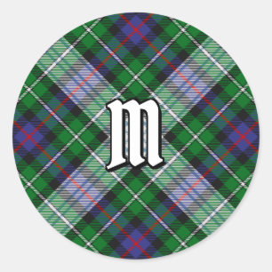 Autocollant rond classique Clan MacKenzie Robe Tar