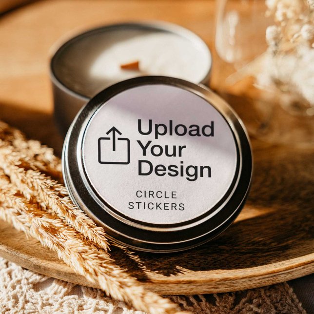 Autocollant rond de 1,5" ou 3" (Créateur téléchargé)