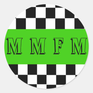 Autocollant rond de MMFM