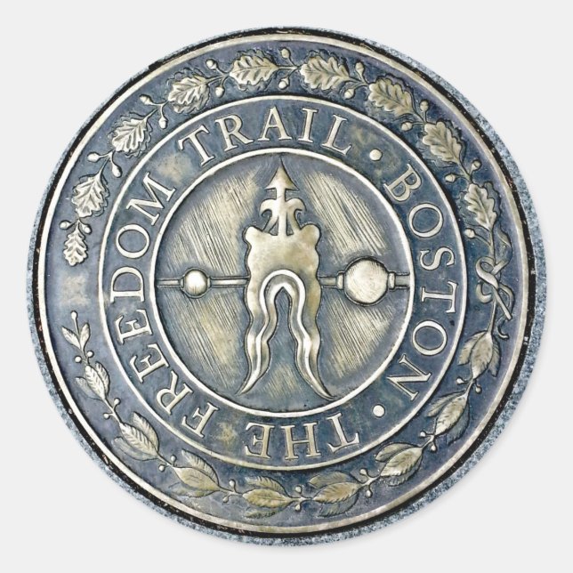 Autocollant rond Freedom Trail (Devant)