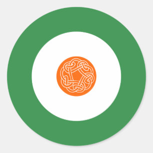 Autocollant rond irlandais 2 de mod