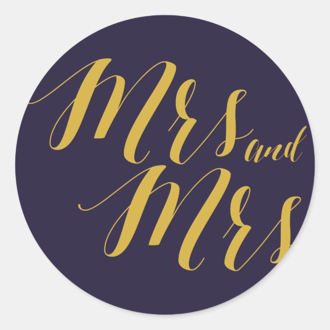 Autocollant rond Mariage rustique chic de la marin (Devant)