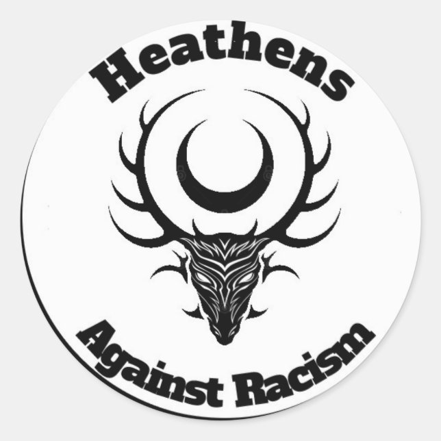 Autocollant rond personnalisé (Devant)