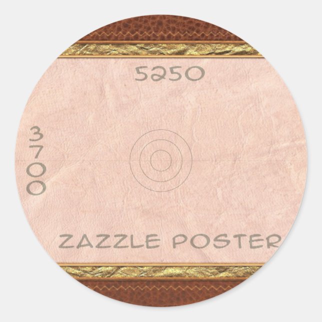 Autocollant - Rond v2 - Paysage (Devant)