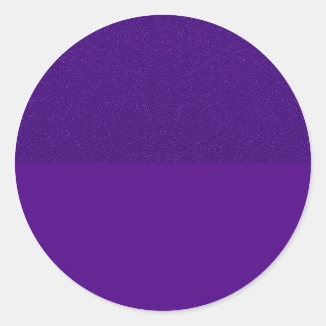 Autocollant Rond Violet – Dessus Texturé, Fond Uni (Devant)