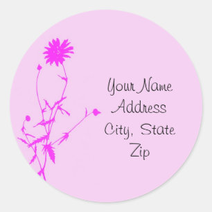 Autocollant rose
